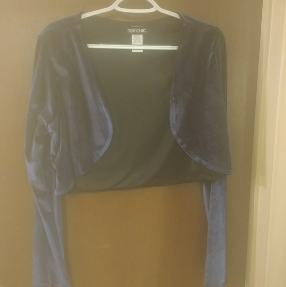 Blue Velvet Blazer - Picture 3 of 5